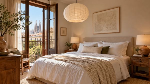 10 lámparas de techo ideales para crear un dormitorio acogedor