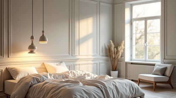 Cómo elegir lámparas de techo para un dormitorio acogedor